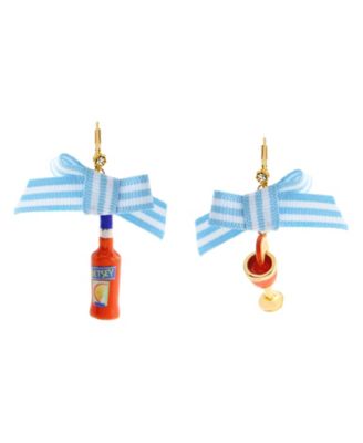 Orange Girl Dinner Betsey Spritz Drop Earrings