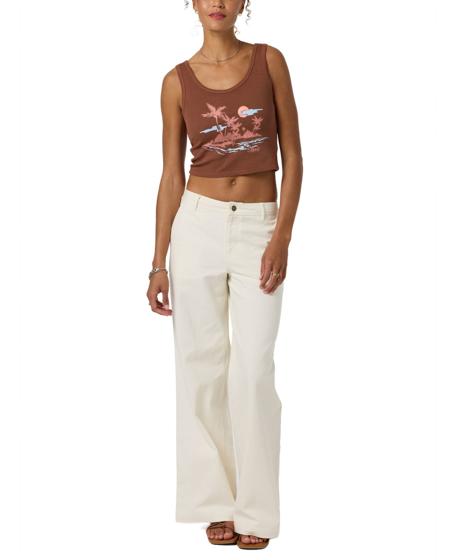 Women's Cotton Motu Scoop Neck Tank Top