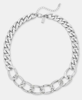 Crystal Chain Necklace, 20" + 3" extender