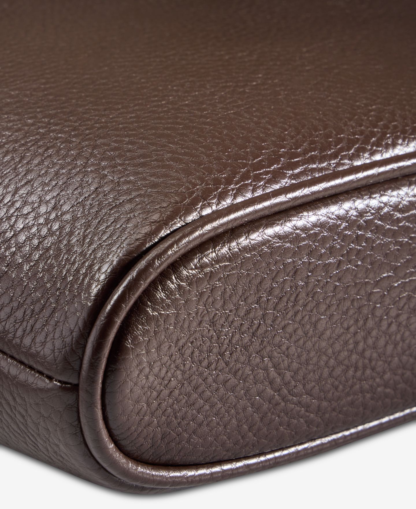 Женская сумка Giani Bernini Pebble North South Small Crossbody, цвет: Кофейный — фото 3