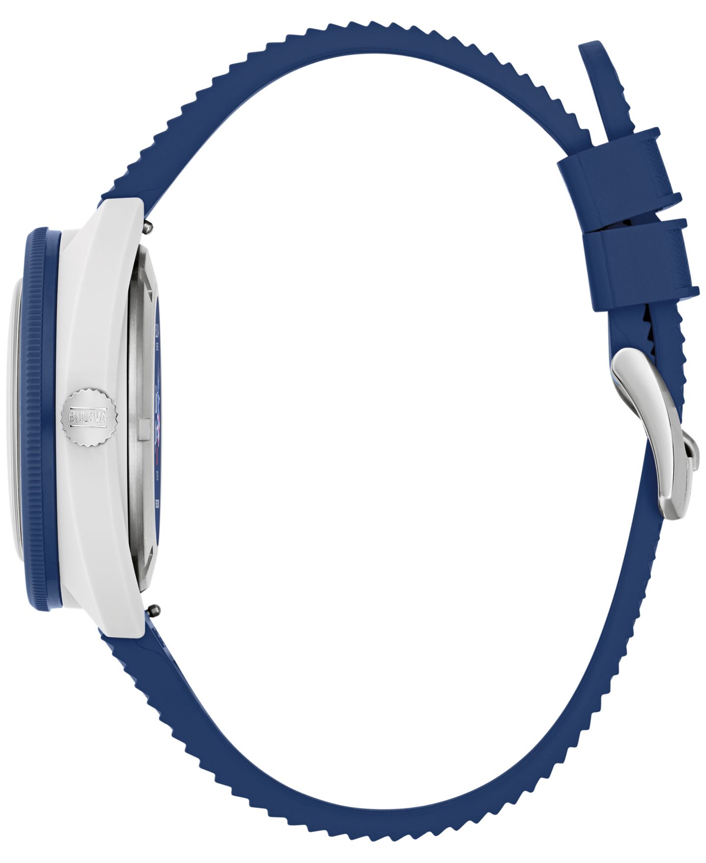 Мужские часы Bulova Limited Edition Performance Snorkel "Sail 4th" Blue Rubber Watch 41mm — фото 2