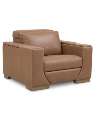 Holtman 33" Leather Power Recliner