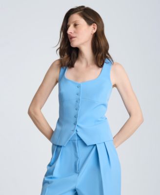 Women's Bustier Collarless Vest