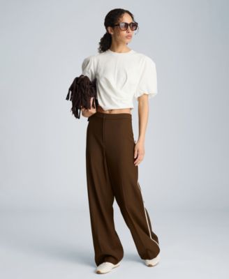 Women's High-Rise Side Piping Pants