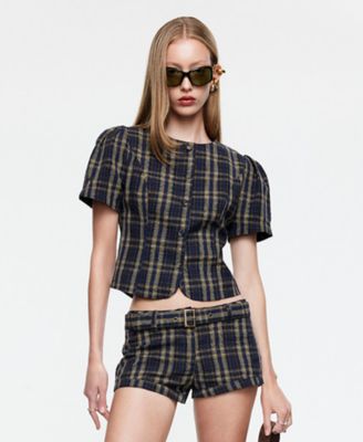 Women's Femme Button-Front Top