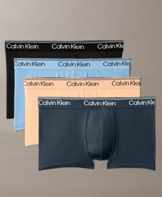 Men's Microfiber Stretch Low Rise Trunks, 4-Pack