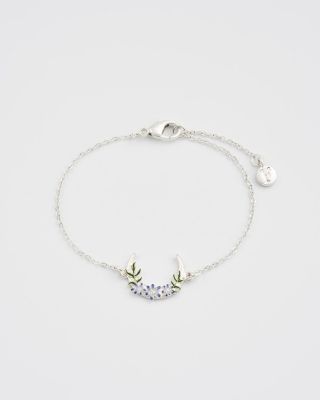 Fable England Nightshade Moon Silver Bracelet - Silver