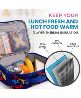 Thermal Kids Lunch Cooler Portable Lunch Box with Handle