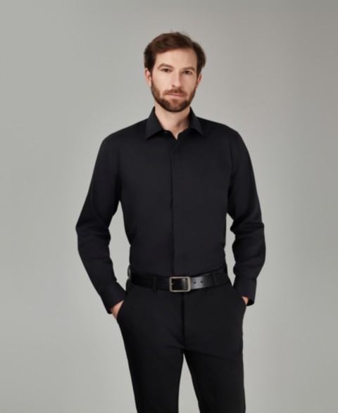 Мужские платья Alfani Men's No Iron Formal Solid Dress Shirt
