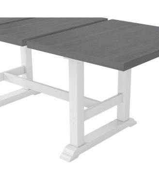 Extendable 6-Piece Dining Set with Bench