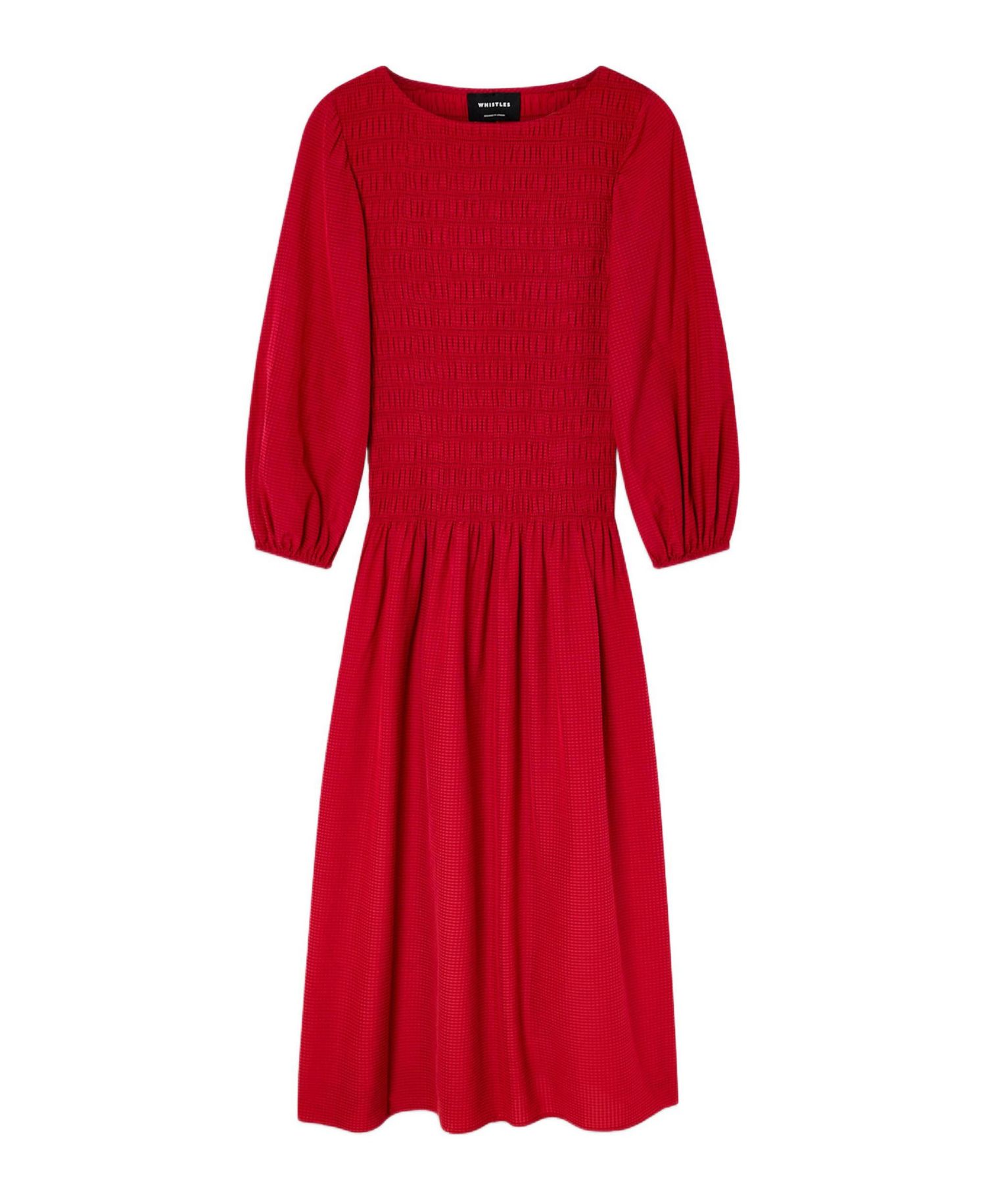 Women's Smocked Bodice Midi Dress