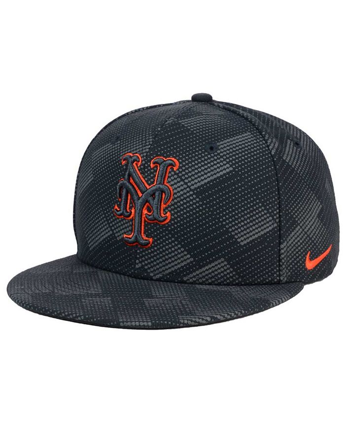 Nike New York Mets Anthracite Snapback Cap - Macy's