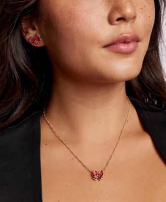 Haley Bow Stud Earrings