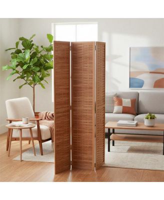 Basket Weave Bamboo Screen