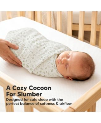 3-Pack Lyra Muslin Swaddle Blankets for Newborns, Large Cotton Nursery Baby Blankets, Soft & Breathable