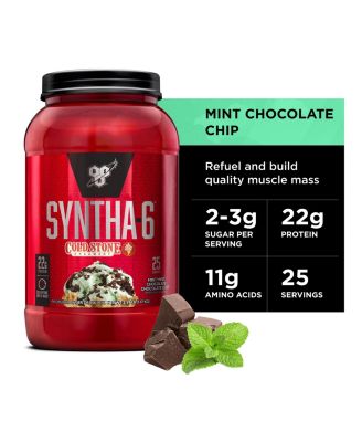 Syntha-6 Cold Stone Creamery, Mint Chocolate Chip, 2.59 lb 1.17 kg