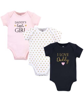 Baby Girls Hudson Cotton Bodysuits 3-Pack