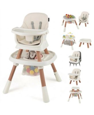 Baby 16-in-1 High Chair with 360-Degree Activity Center and Booster Seat