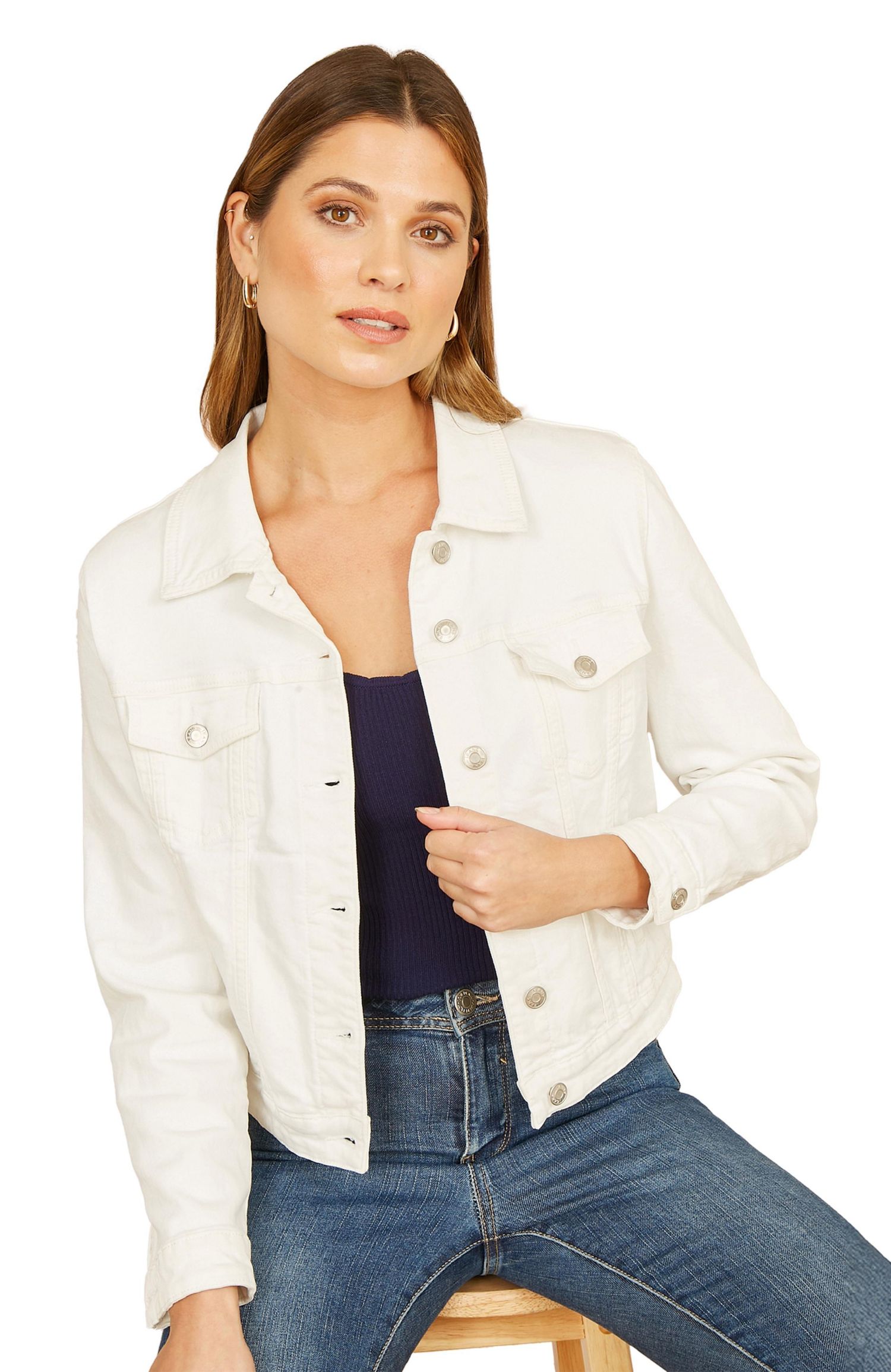 Women's Stretch Cotton Denim Jacket