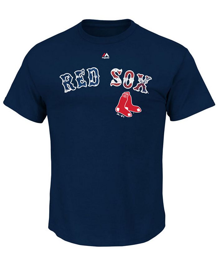 Men's Nike David Ortiz Red Boston Sox Name & Number T-Shirt