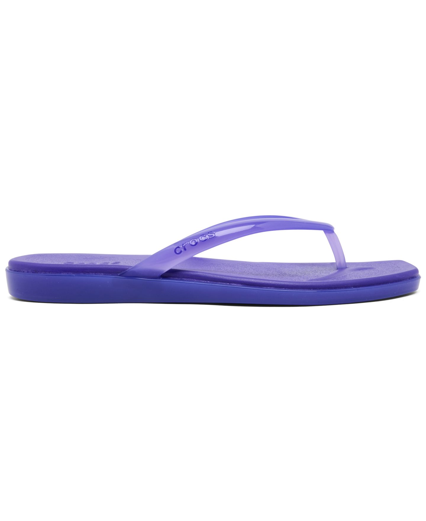 Женские сандалии-вьетнамки Crocs Miami Frosted, цвет: Фиолетовый — фото 2
