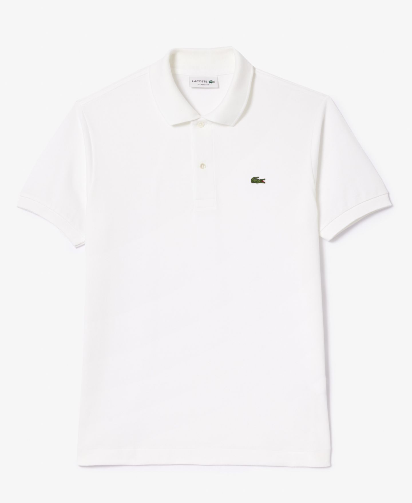Мужское поло Lacoste Classic Fit Original L.12.12 Polo, цвет: 001 Белый — фото 5