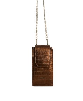 Embossed Leather Phone Holder
