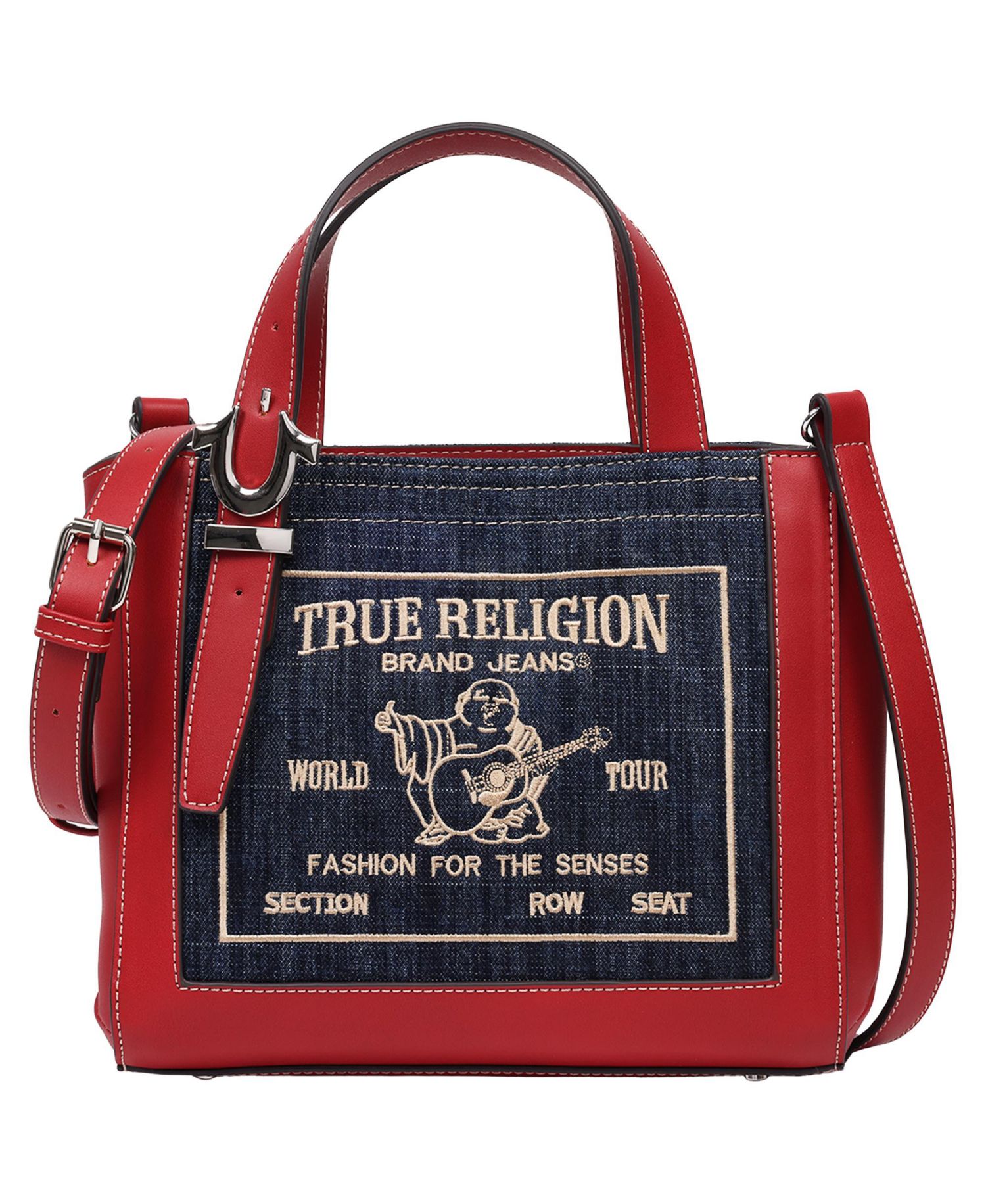 Arvin Buddha Motif Crossbody Tote