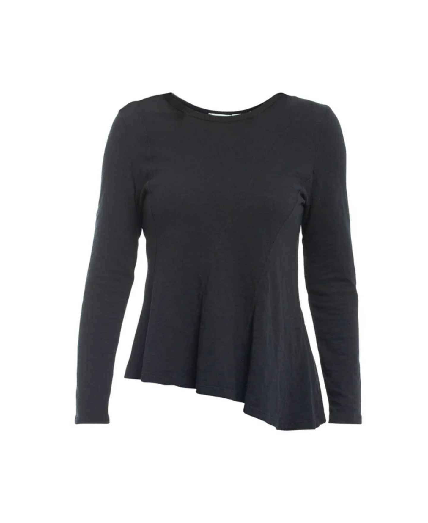 Женская футболка WILT Clothing Round Neck Long Sleeve, цвет: Чёрный — фото 6