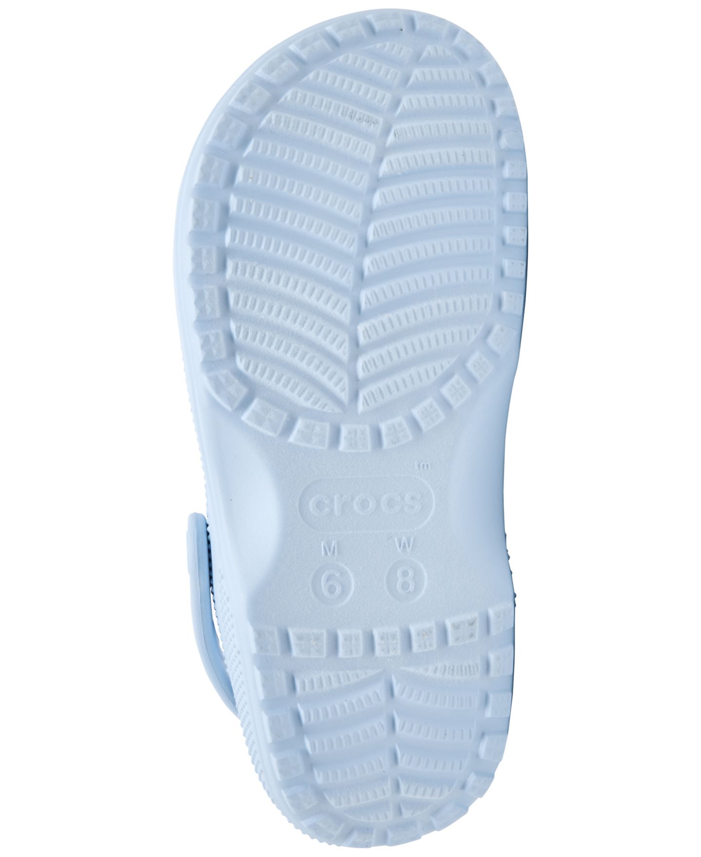Женские сабо Crocs Classic Crafted Floral, цвет: Синий морозный — фото 6