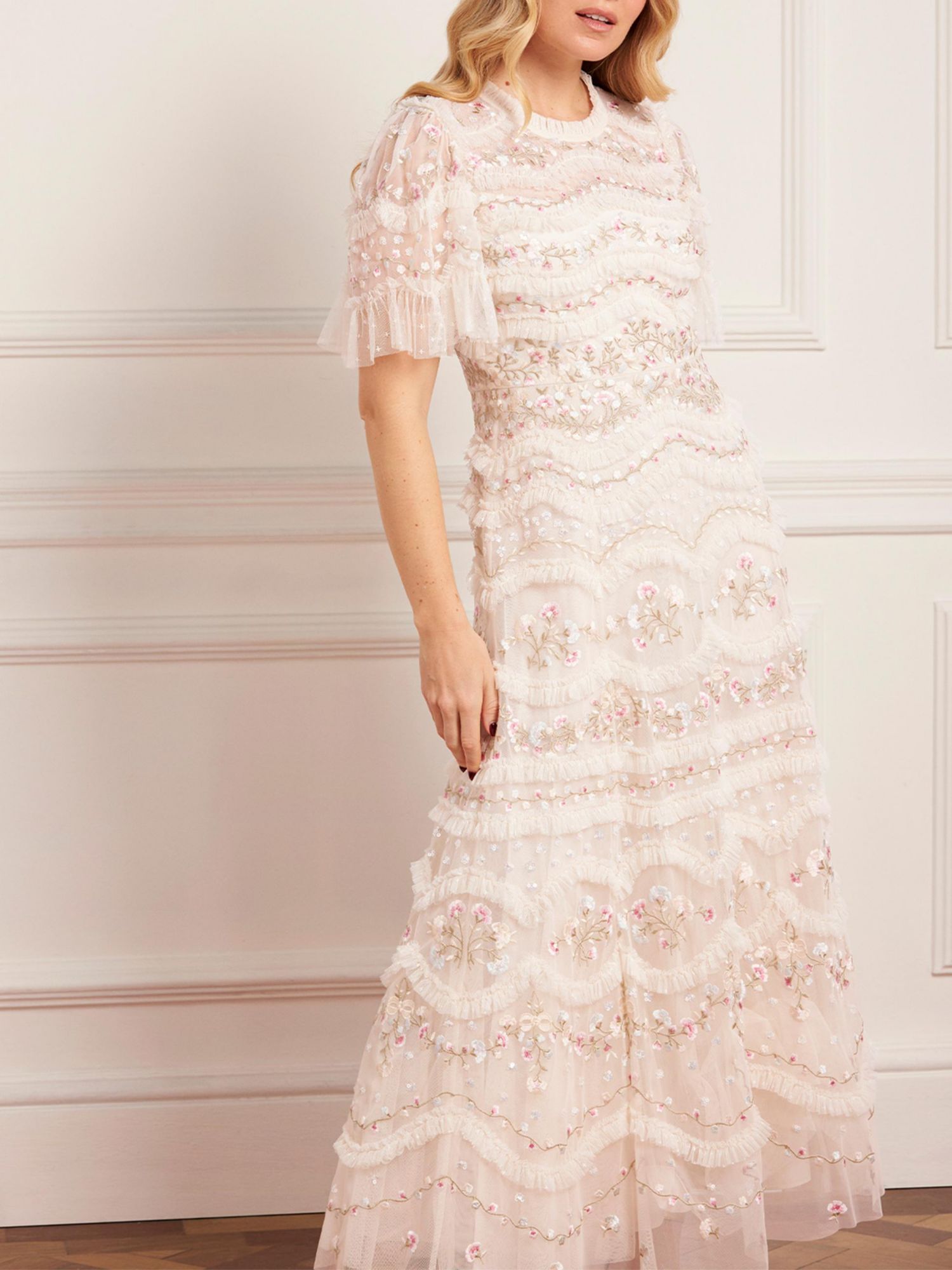 Women's Marina Ruffle Ankle Gown