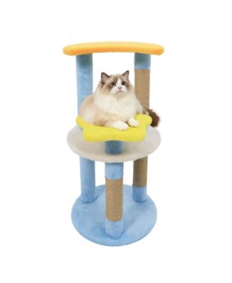 Cat Tree 29 in Cute with Star and Moon Platforms