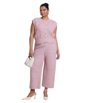 Women's Tweed Effect Sweater Pant