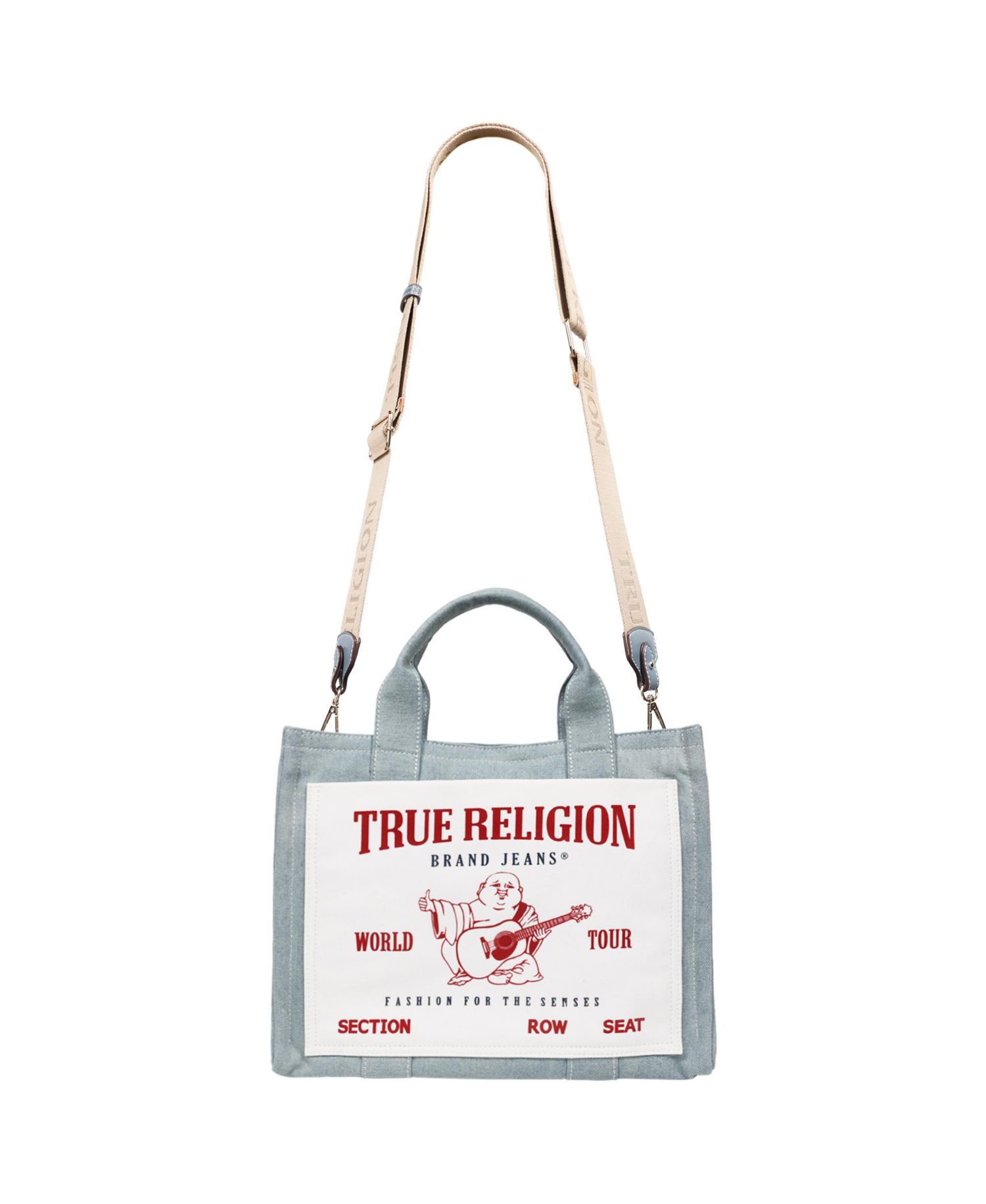 Ace Mega Pocket Buddha Tote - Denim World Tour Bag
