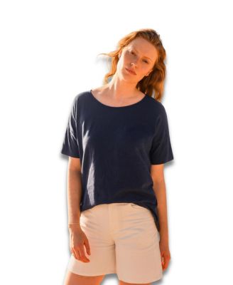 Women's Round Neck Boxy Fit T-Shirt