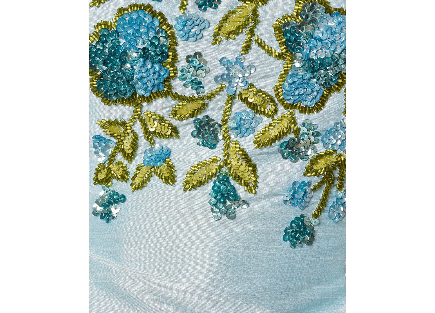 Women's Beaded Shantung Boat Neck Polyester Dress