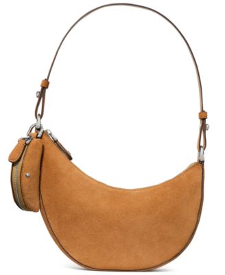 Duo Mini Suede Shoulder Handbag