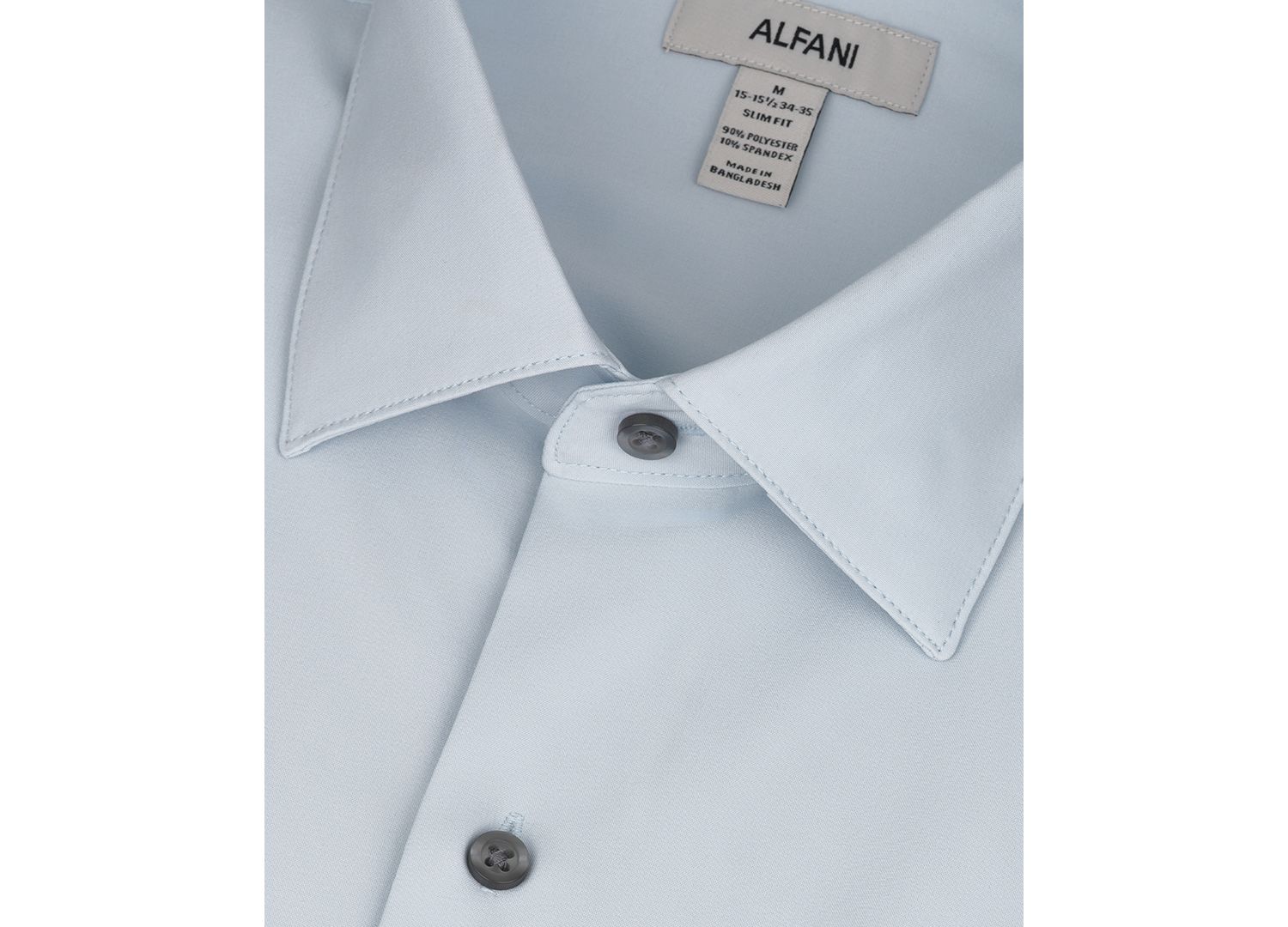 Men's Slim-Fit Performance Solid Dress Shirt
