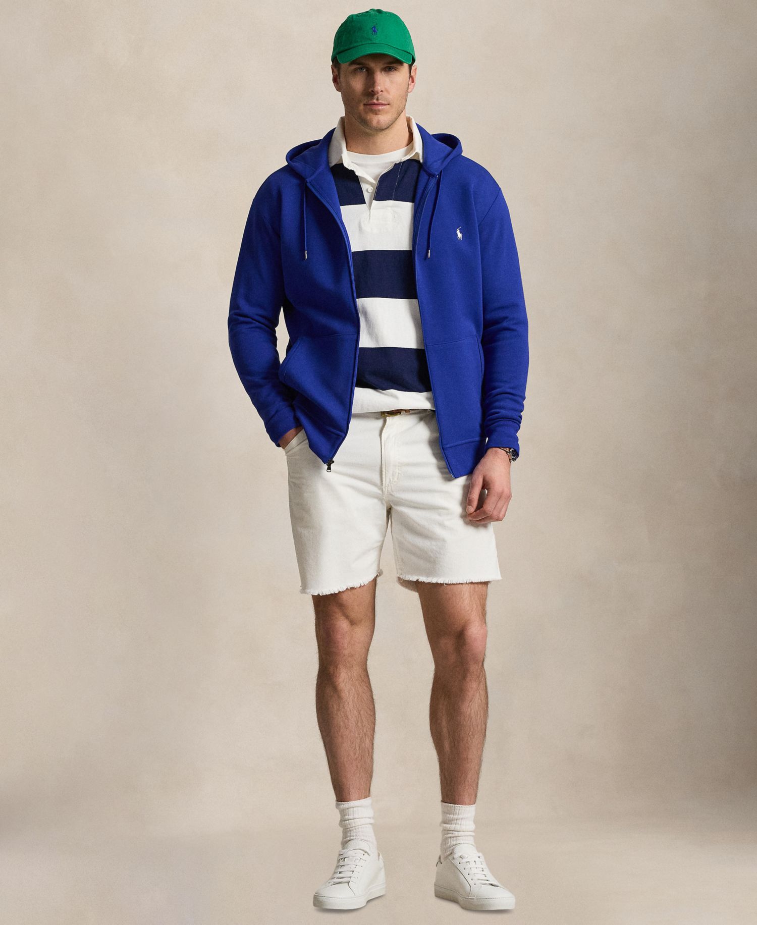 Men's Big & Tall Double-Knit Full-Zip Hoodie