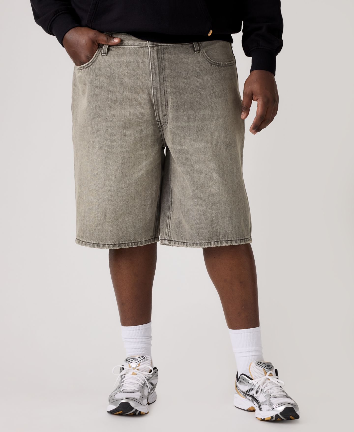 Мужские шорты Levi's Big & Tall 469 Loose-Fit 12" Denim Shorts, цвет: A Look Back — фото 1