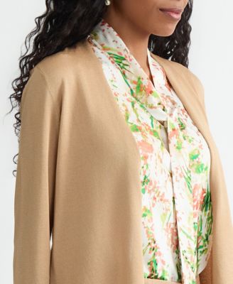 Women's Self Edge A-Line Cardigan, Regular & Petite