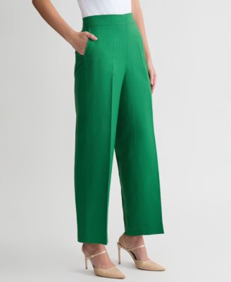 Women's Linen-Blend Pull-On Pants