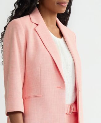 Women's 3/4-Sleeve Cuffed Blazer