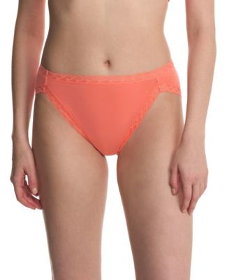 Women's Bliss Lace-Trim Cotton French-Cut Brief Underwear 152058