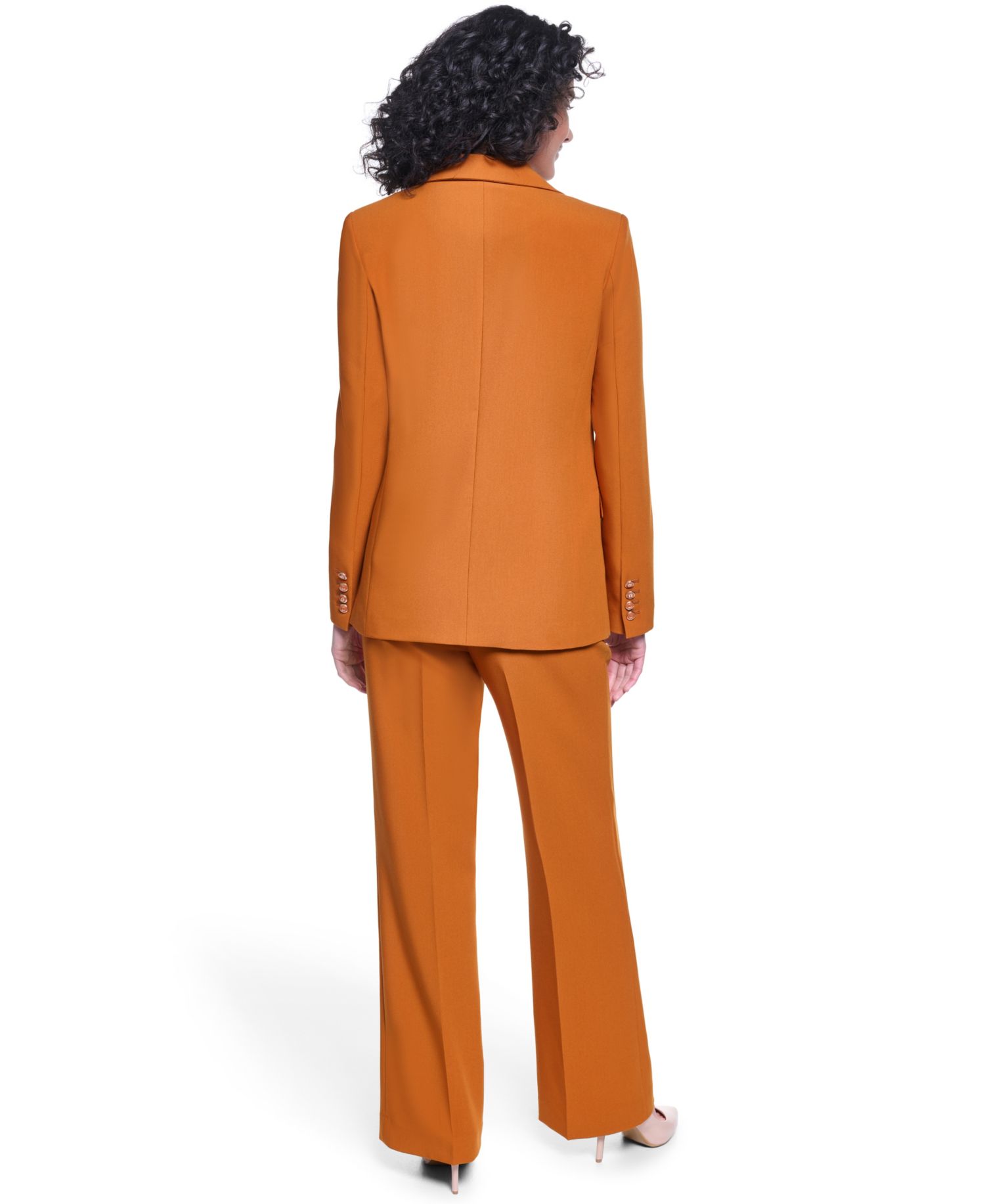 Women's Notch Lapel Woven Blazer