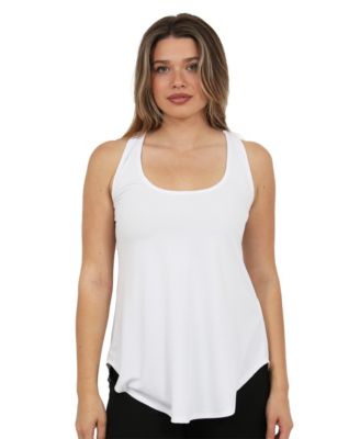Women's Ribbed Scoop Neck Tank Top