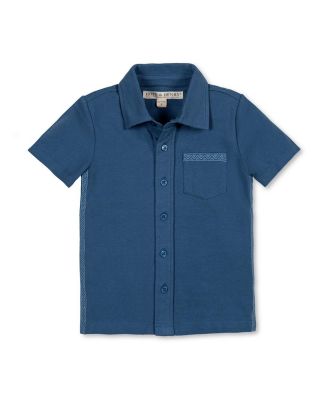 Toddler Boys Hope and Henry Organic Short Sleeve Jersey Knit Shirt