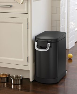 Medium Pet Food Can, Storage Container with Magnetic Scoop