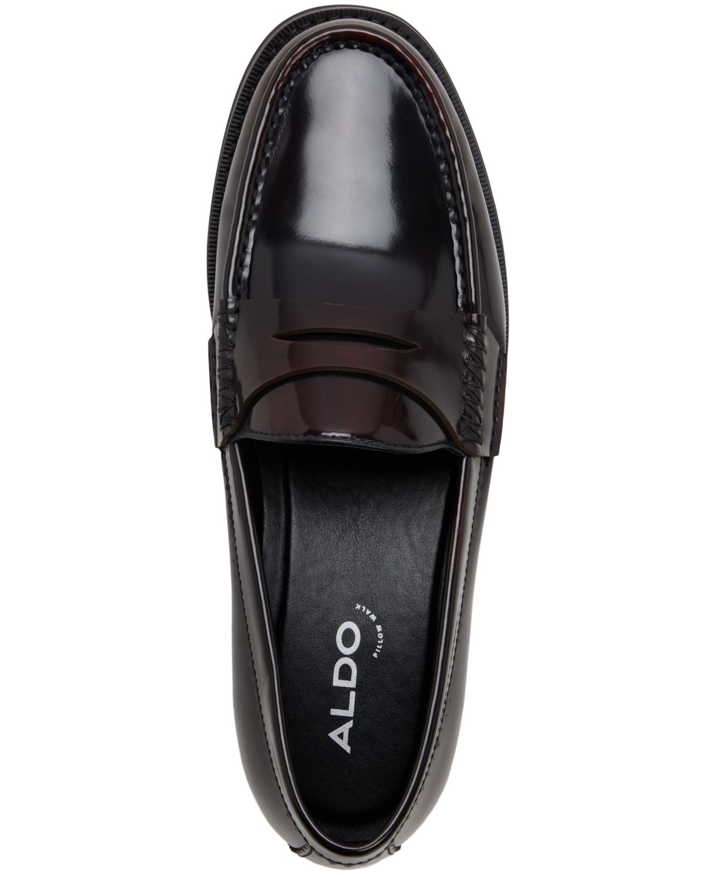 Мужские туфли ALDO Ludovik Slip-On, цвет: Bordo — фото 4
