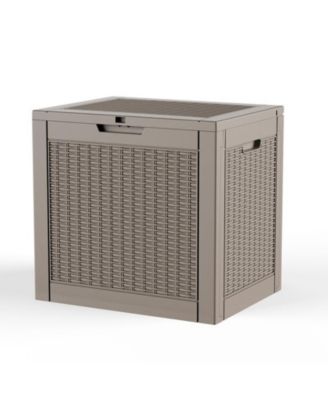 30 Gallon Waterproof Resin Outdoor Storage Deck Box